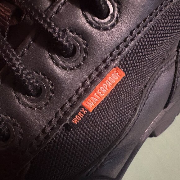 Worx Red Wing STK 5611 Waterproof Steel Toe Black EH Leather Boots Size 9 WW main image 7
